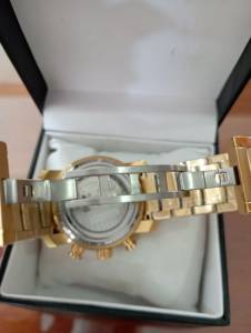 Relgio Bvlgari Iron Man Automtico Dourado A Prova Dgua