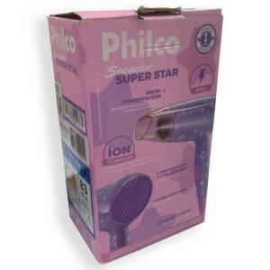 Secador De Cabelo Philco Super Star Psc20 Roxo 127v/220v