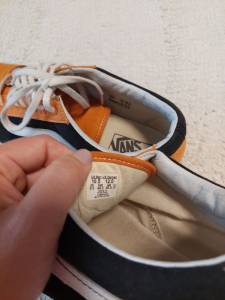 Vans Old Skool Preto E Laranja 41/42