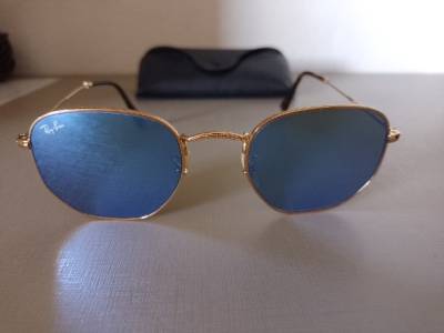 culos Rayban Original Espelhado Azul