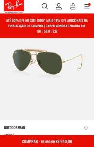 culos De Sol Original Ray Ban