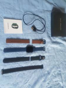 Smartwatch Relogio P80 Com 4 Pulseiras