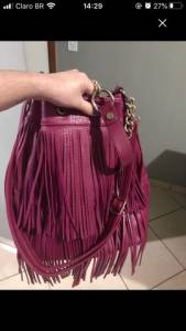 Bolsa Franjas Pink