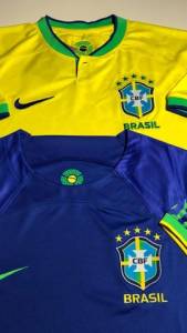 Camisa Da Seleo Brasileira Azul