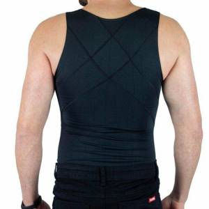 Cinta Modeladora Masculina Alta Compresso Body Shaper