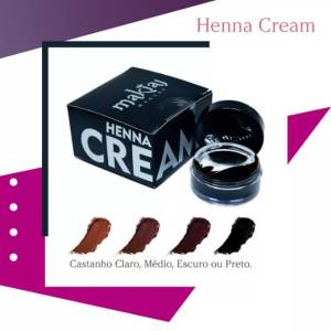 Henna Em Creme Pronta Aplicao Sobrancelhas 9g - Makiaj