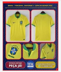 Camisa Seleo Brasileira 2022