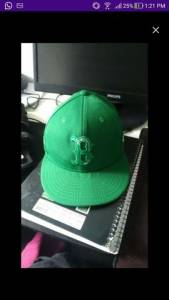 Bone New Era Verde Aba Reta