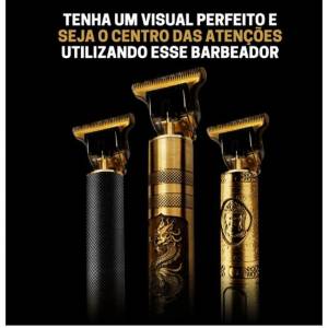 Super Mquina De Cortar Cabelo Completa Profissional Sem Fio Kemei