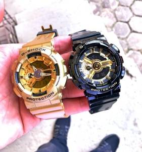 Relgio Casio G-shock Ga-110 Preto Com Dourado