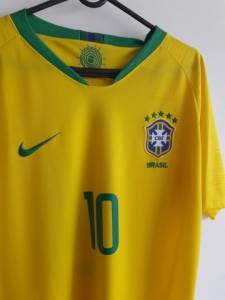 Camiseta Brasil Neymar Tamanho M Original Nova Sem Uso br