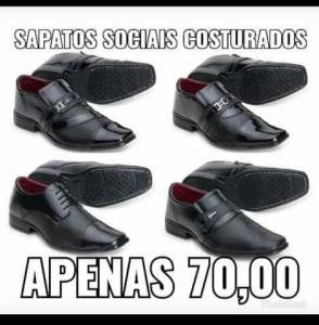 Sapatos Sociais Costurados( Apenas 70,00)