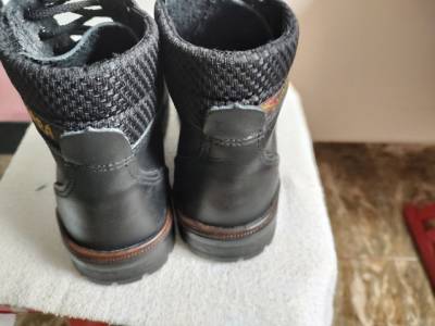 Bota De Couro Tamanho 38 Cor Preta