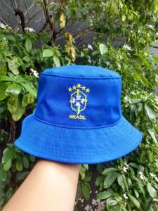 Chapu Bucket Hat Brasil Copa Verde Azul