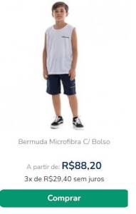 Bermuda Microfibra C/ Bolso