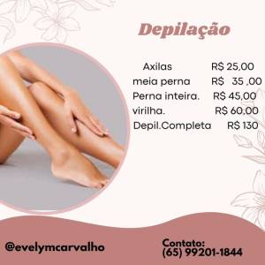 Tratamentos Corporais, Facial E Depilao Feminina E Masculina