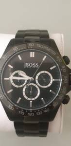 Relgio Hugo Boss Masculino Ao Preto - 1512961