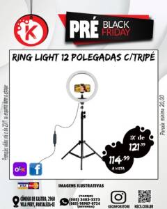 Ring Light 12 Polegadas Com Trip