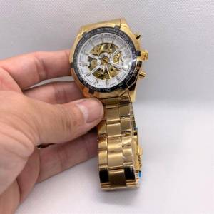 Relgio Automtico Masculino Com Pulseira Em Ao Inoxidvel