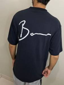 Camiseta Barra Crew Lrica Preta