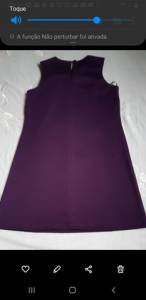 Vestido Novo Cor Roxo