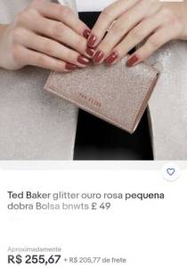 Super Promoo: Carteira Nova Original E Importado Ted Baker