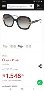 Oculos Prada Milano Original