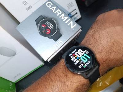 Smartwatch  Garmin Vnus  2 Plus Co Preto Na Caixa