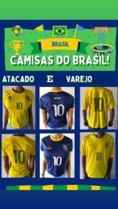 Camisetas Brasil Infantil E Beb