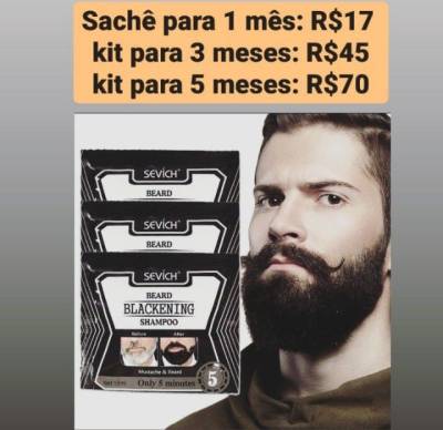 Shampoo Escurecedor De Barba