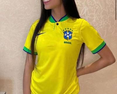 Camisa Do Brasil Verso Unissex Mulher E Homem