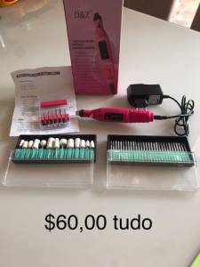 Kit Lixa Eltrica, Brocas E Ponteiras Unhas