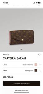 Carteira Louis Vuitton Original Com Nota E Caixa Comprada Nos Eua