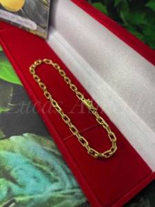 Pulseira Cadeado Macia Em Ouro 18k