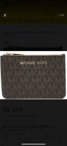 Carteira Chaveiro Michael Kors. Original. Nova..