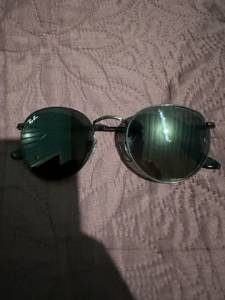 culos Rayban Round Metal Preto