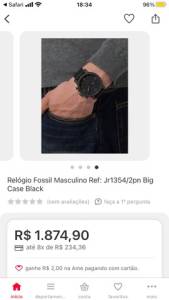 Relgio Fossil Jr1354/2pn