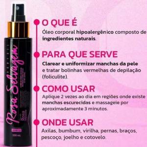 Rosa Selvagem Clareador E Uniformizador 100 Ml