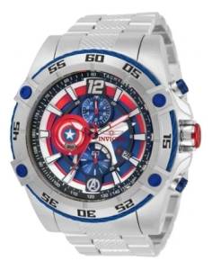 Relogio Masculino Invicta Bolt Marvel Capito America Edio Limitada