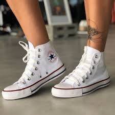 All Star Branco Cano Alto