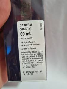 Perfume Original Gabriela Sabatini 60ml