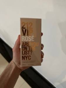 Perfume 212 Vip Rose Feminino 80ml Novo