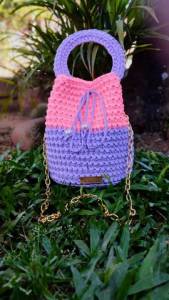 Bolsa Em Croch Moderno R$190,00