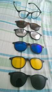 culos Clip On Unissex C/ 5 Lentes