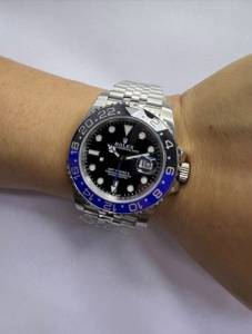 Relgio Rolex Gmt Master 2 Jubilee Eta Clone Novo