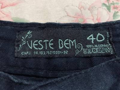 Short Jeans Preto