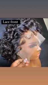 Lace Front -humana - Pixie