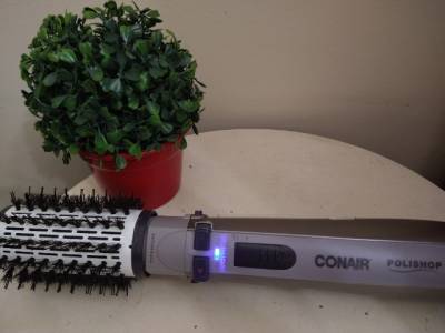 Escova De Cabelo Conair - Rotating Diamond Brilliance - Polishop