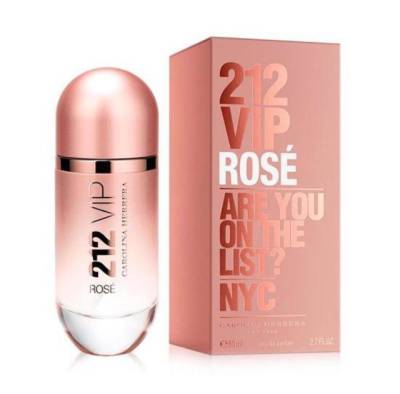 Perfume Feminino  212 Vip Rose 80ml Carolina Herrera