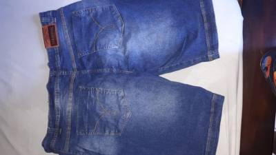 2 Bermuda Jeans E Tactel 52 Nova Troco .retirar Ibes